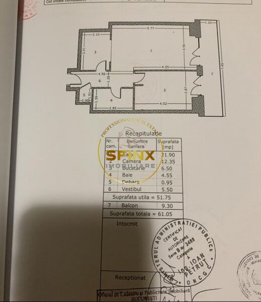 Vanzare 2 camere Hercesa Vivenda centrala  boxa parcare metrou Costin Georgian